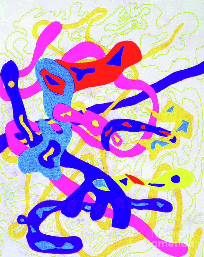 4-12-2010abcdefg Digital Art by Walter Paul Bebirian