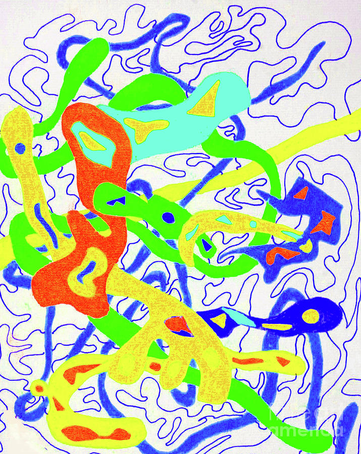 4-12-2010abcdefghijklmnop Digital Art by Walter Paul Bebirian