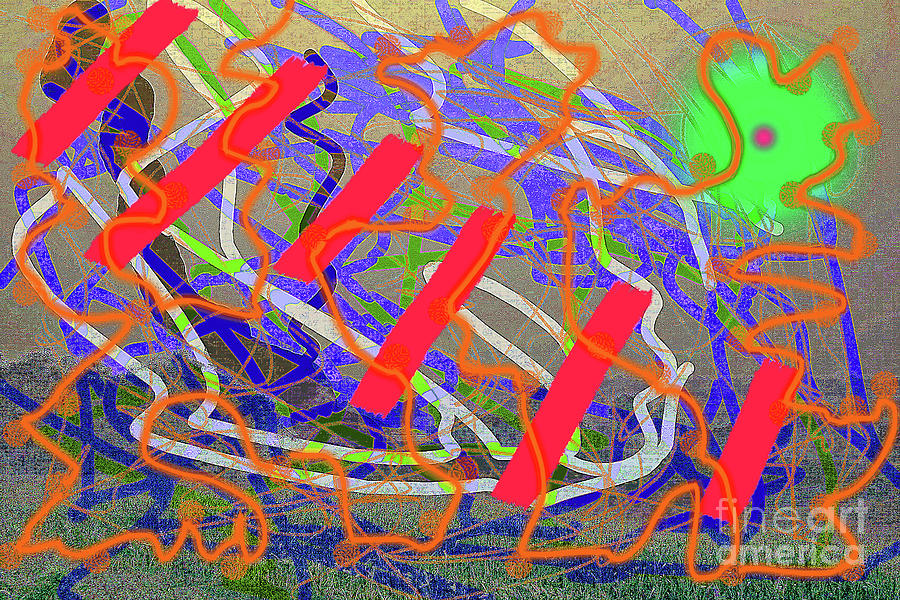 4-17-2009babcdefghijklmnopqr Digital Art by Walter Paul Bebirian