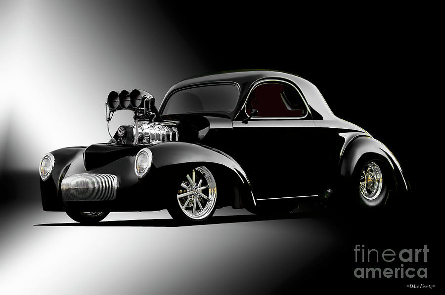1941 Willys Coupe #4 Photograph by Dave Koontz