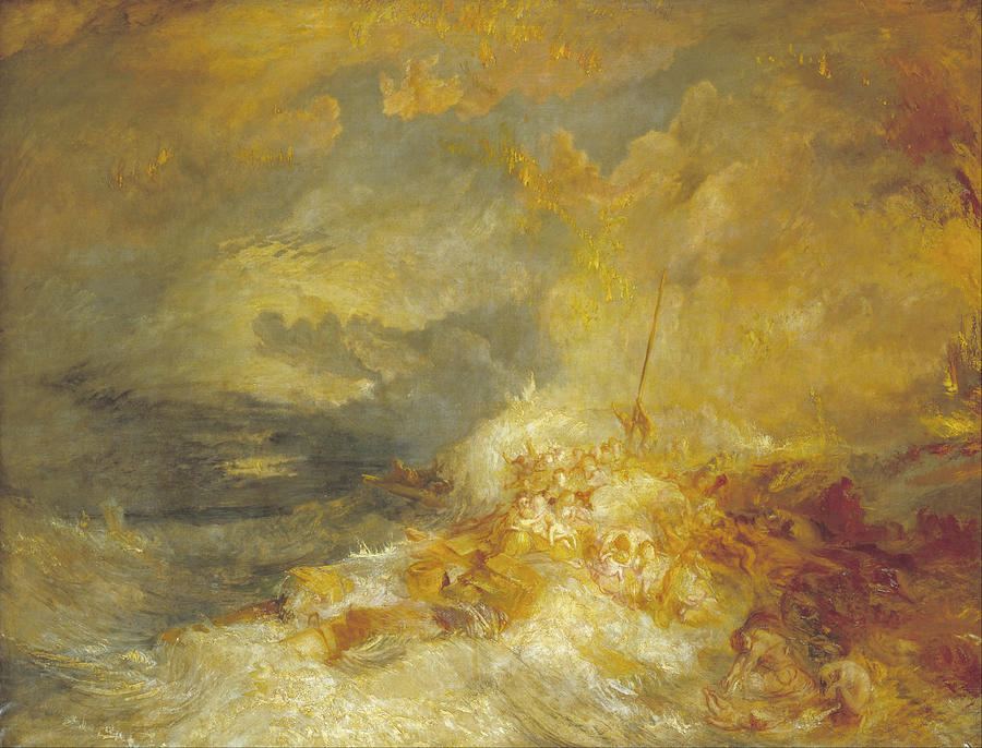 Joseph Mallord William Turner Painting - A Disaster at Sea #2 by Joseph Mallord William Turner