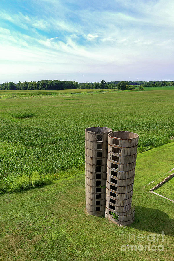 Abandoned Farming Silos #4 Photograph by Jim West/science Photo Library