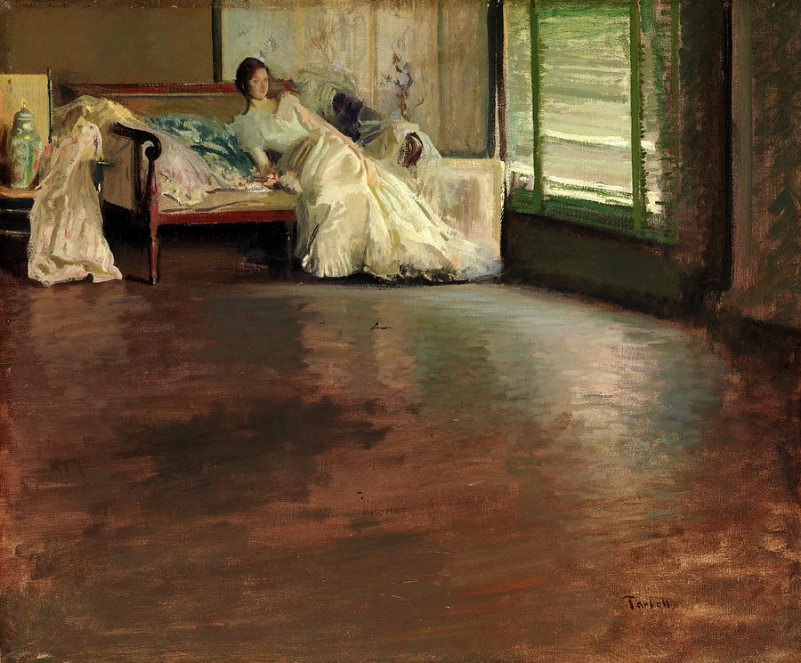 Across the Room. #4 Painting by Edmund Charles Tarbell