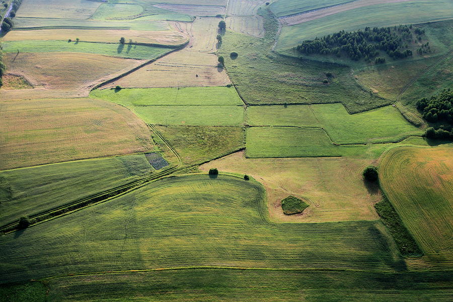 Aerial Photo Of Farmland #4 Photograph by Dariuszpa