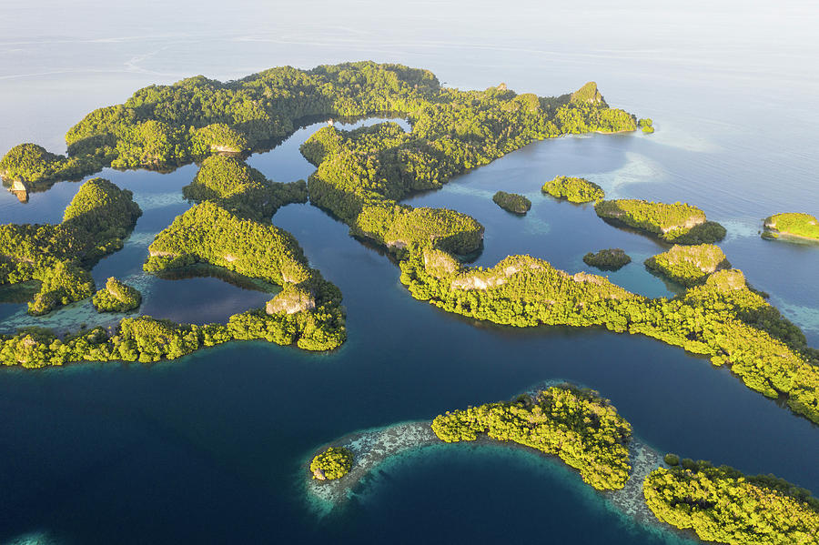 Aerial View Of The Beautiful Limestone Photograph by Ethan Daniels ...