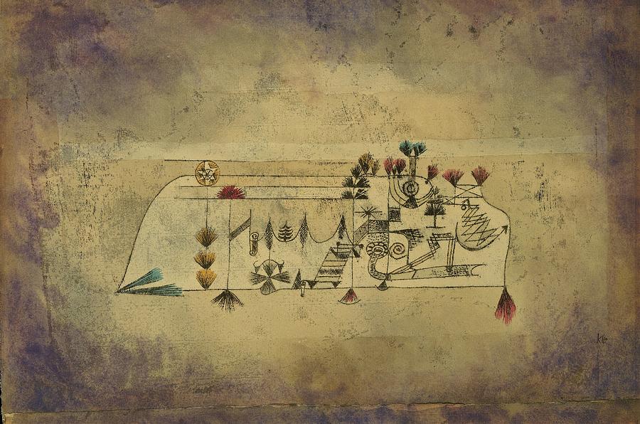 Paul Klee Painting - All Souls Picture by Paul Klee