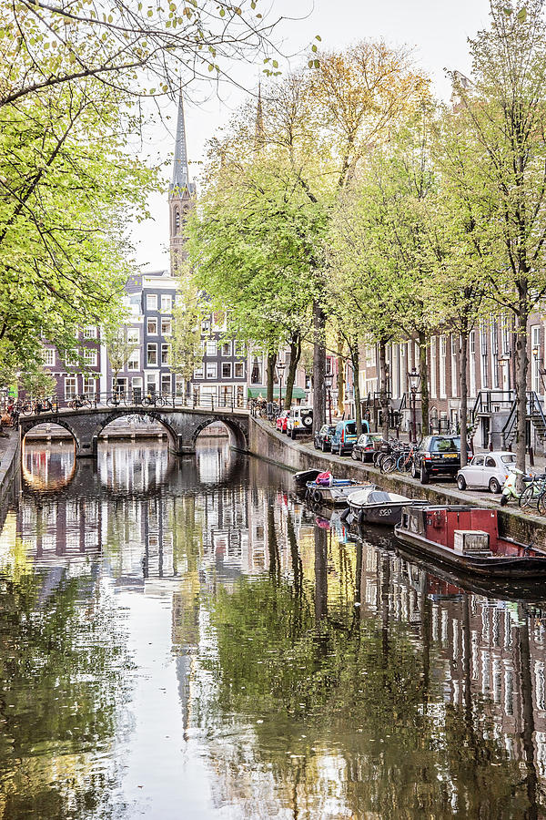 Amsterdam Canals Photograph by Graham Custance