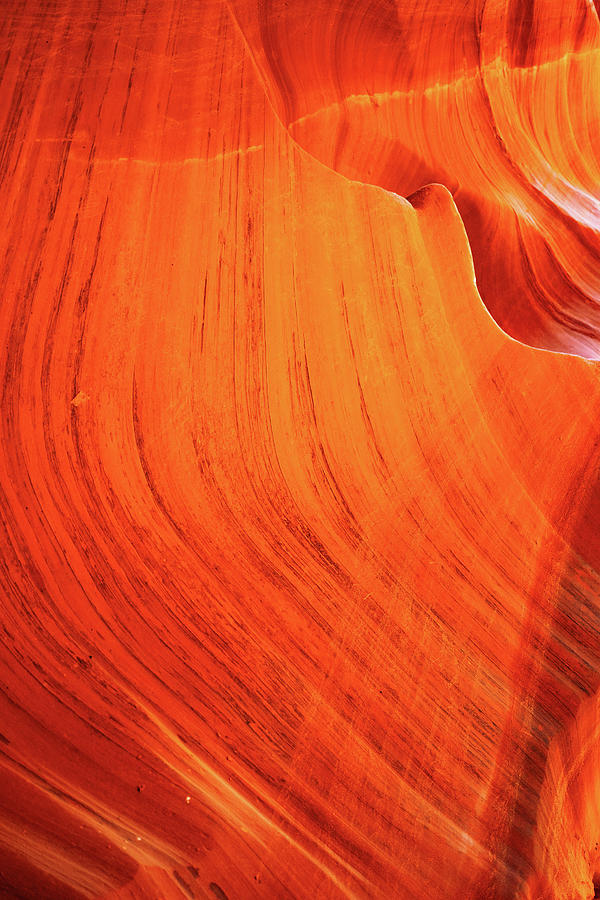 Abstract Photograph - Antelope Canyon, Page, Arizona Usa #4 by Cavan Images / Yuliya Kirayonak