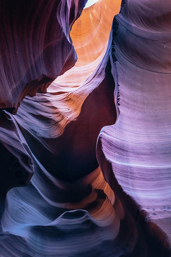 Antelope Canyon Spiral Rock Arches #4 Photograph by Deimagine