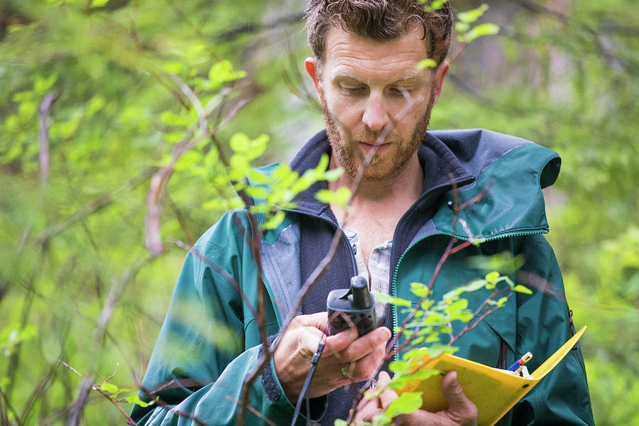 Archaeologist Surveys And Digitally Photograph by Christopher Kimmel ...