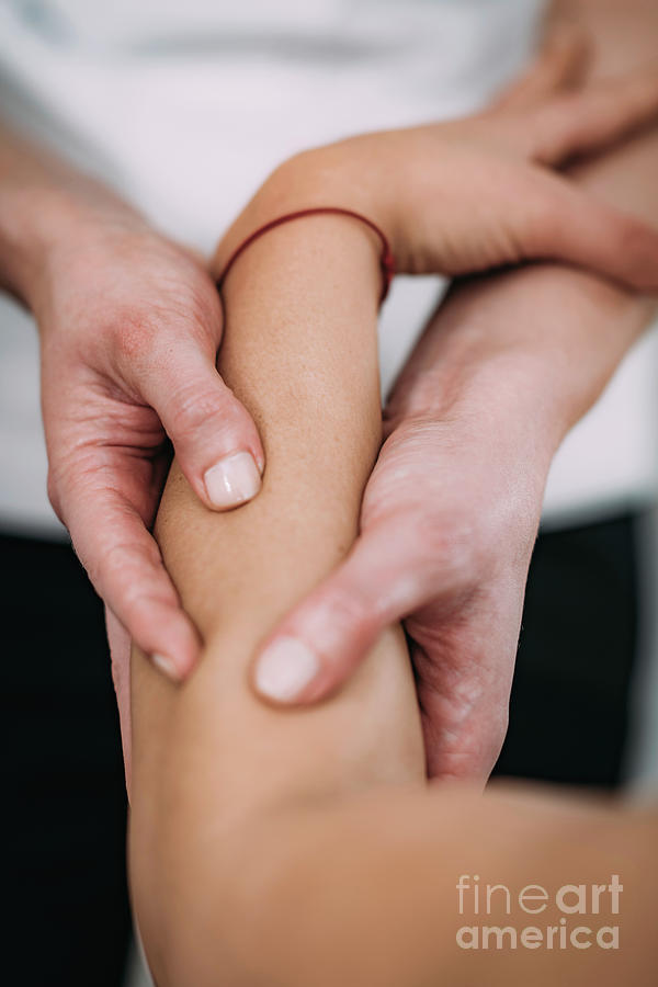 Arm Massage #4 Photograph by Microgen Images/science Photo Library