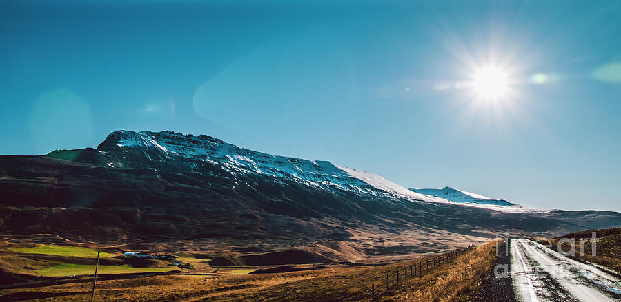 Asphalt mountain roads crossing dangerous Icelandic passes during a trip. #4 Photograph by Joaquin Corbalan