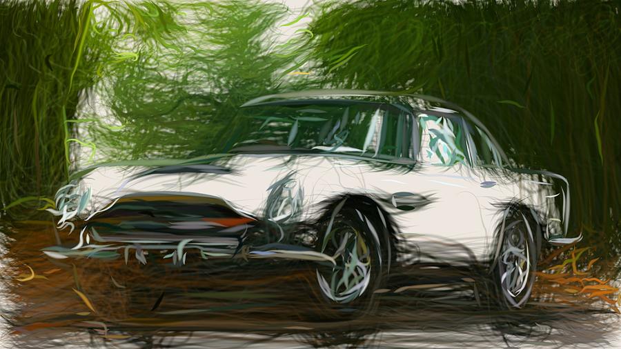 aston martin db5 drawing