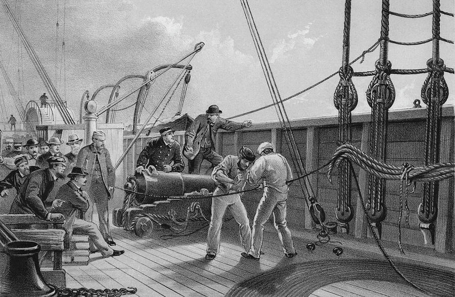 Atlantic Cable Laying #4 Photograph by Kean Collection