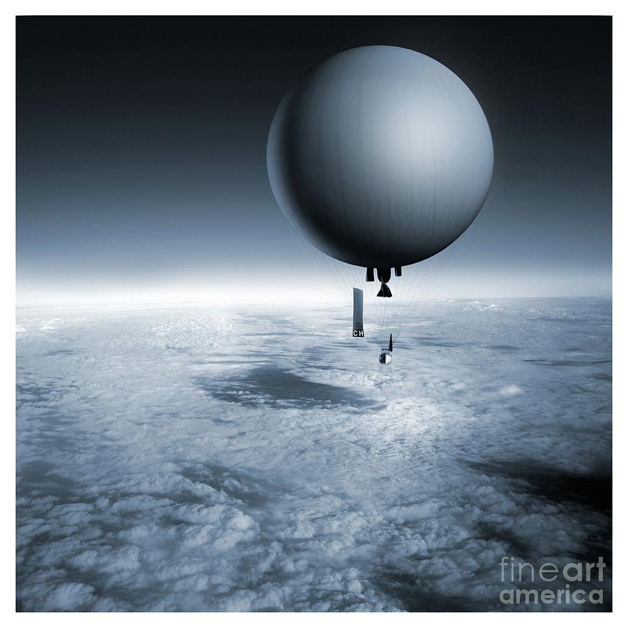 August Piccard Balloon Ascent #4 Photograph by Detlev Van Ravenswaay/science Photo Library