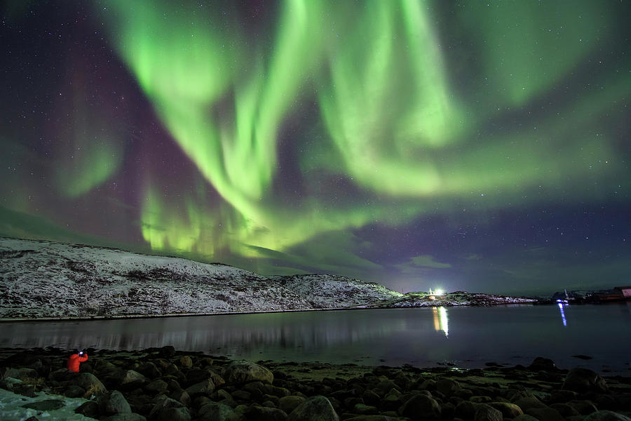Aurora Borealis Dances Above The Arctic #4 Photograph by Jeff Dai