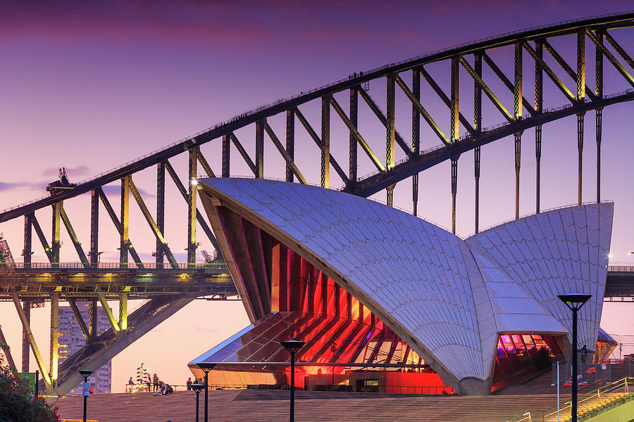 Architecture Digital Art - Australia,  Sydney Opera House #4 by Maurizio Rellini