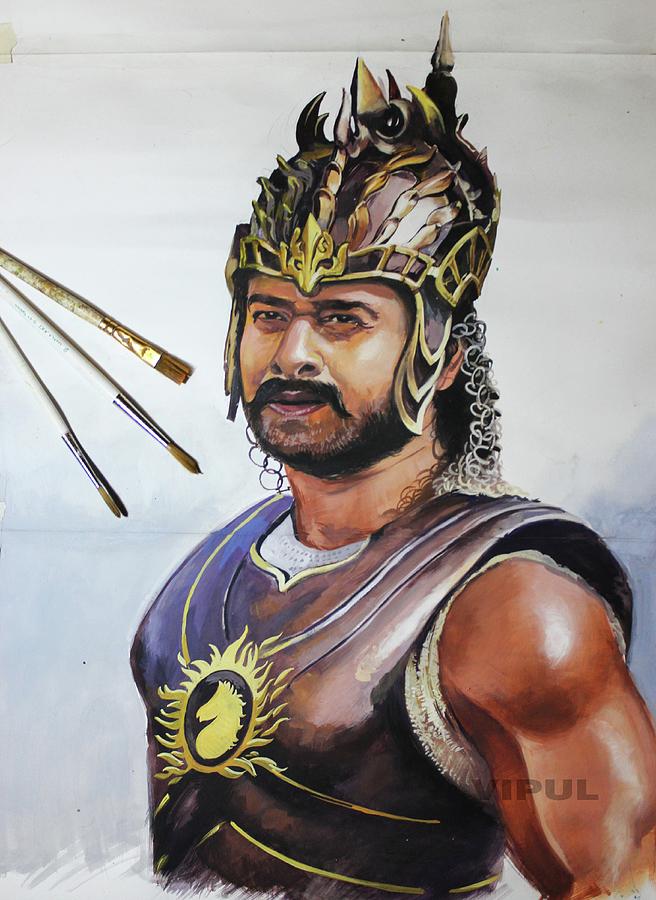 Bahubali Painting Digital Art by Brahaman Dhumsi