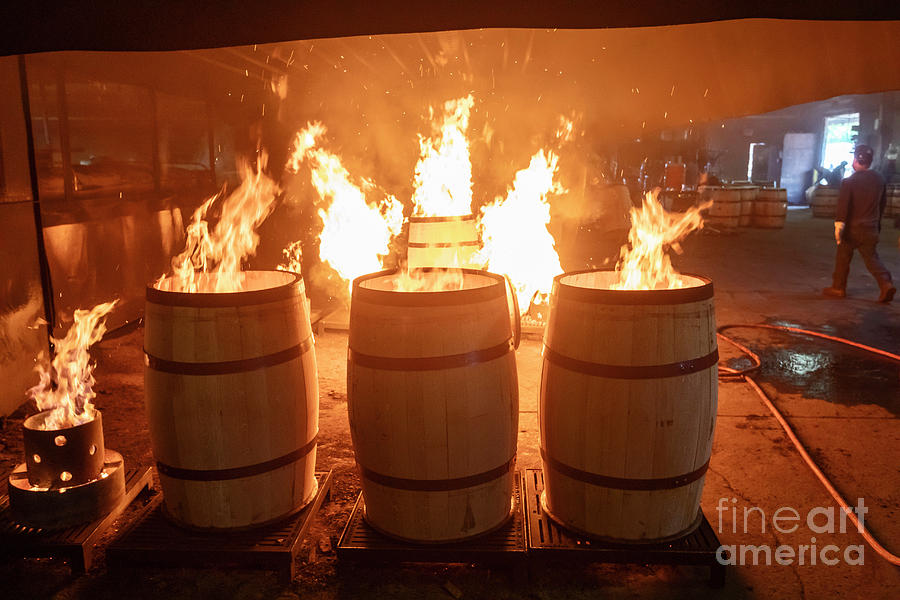 Louisville Photograph - Barrel Manufacturing #4 by Jim West/science Photo Library