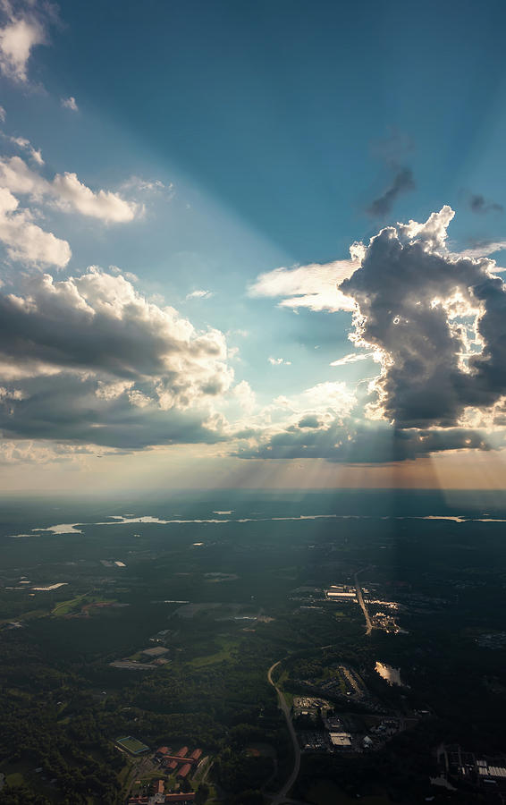 Beautiful Sky High View From Airplane Clouds #4 Photograph by Alex Grichenko