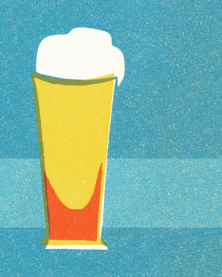 Beer Drawing - Beer #4 by CSA Images