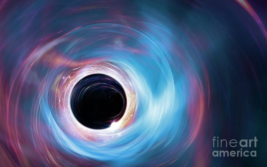 Space Photograph - Black Hole #4 by Mark Garlick/science Photo Library