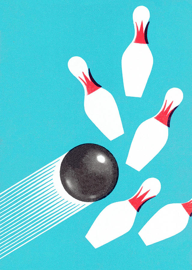 Sports Drawing - Bowling #4 by CSA Images