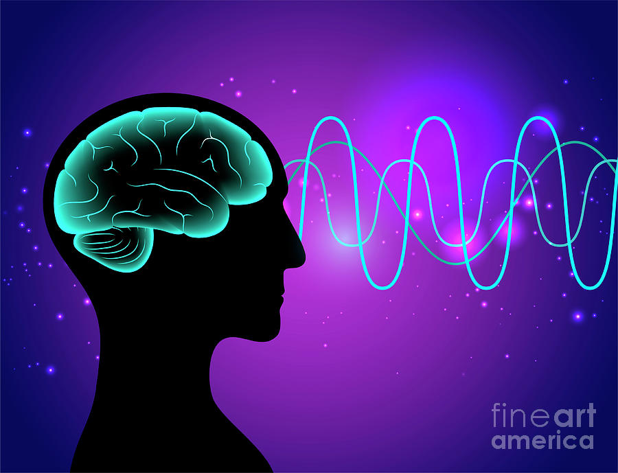 Brain Waves #4 Photograph by Pikovit / Science Photo Library