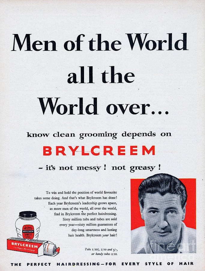 Brylcreem #4 Photograph by Picture Post