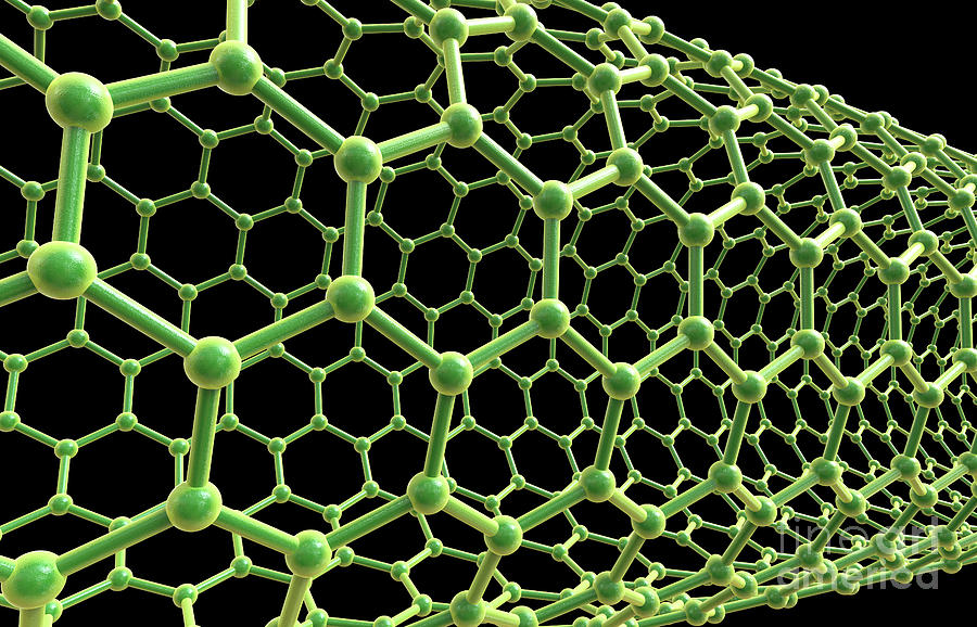 Carbon Nanotube #4 Photograph by Kateryna Kon/science Photo Library