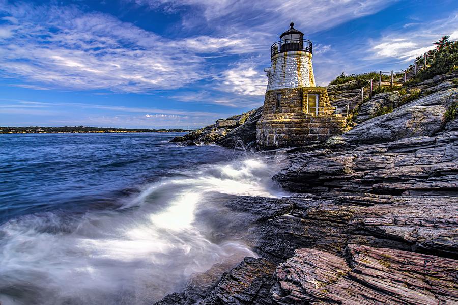 Castle Hill Lighthouse Newport Rhode Island #4 Photograph by Alex Grichenko