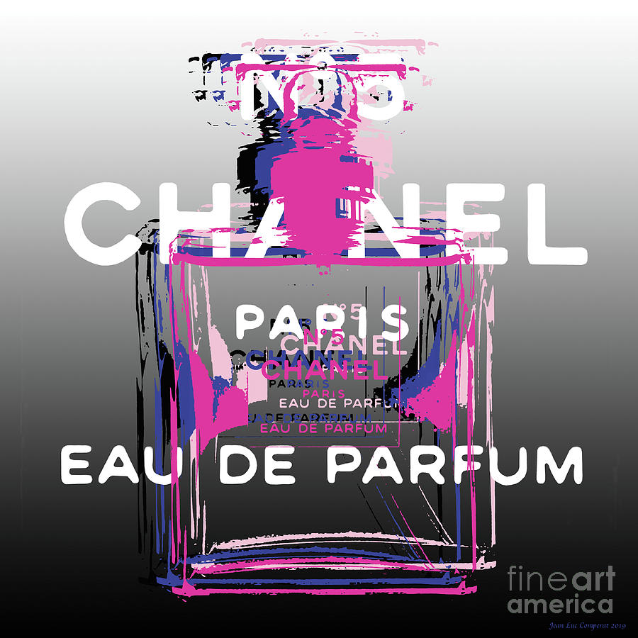 Chanel No 5 - Pop Art Digital Art by Jean luc Comperat