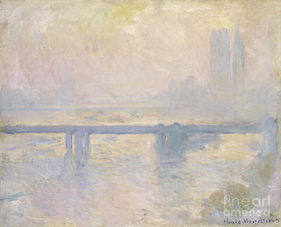 Charing Cross Bridge, 1899 Painting by Claude Monet