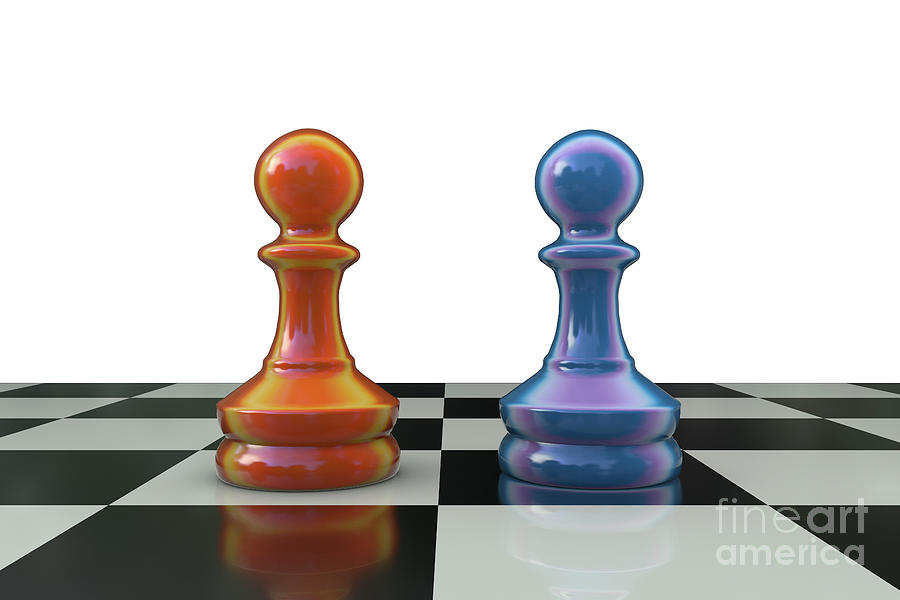 Chess Pawns by Kateryna Kon/science Photo Library