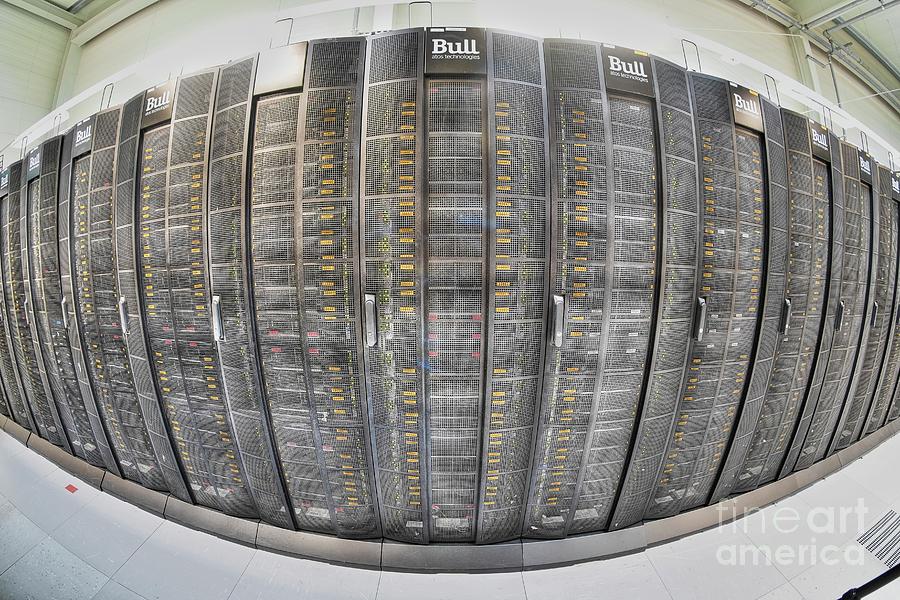 Cobra Photograph - Cobra Supercomputer #4 by Christian Lunig / Science Photo Library