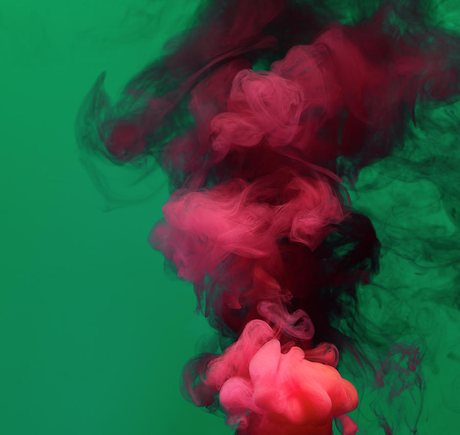 Colored Smoke #4 Photograph by Henrik Sorensen