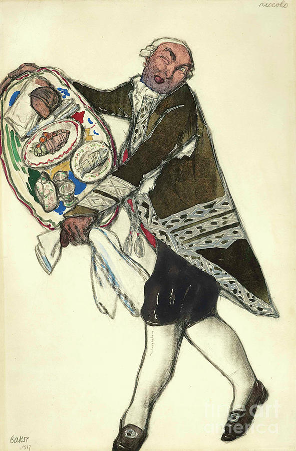 Costume Design For The Ballet #4 Drawing by Heritage Images