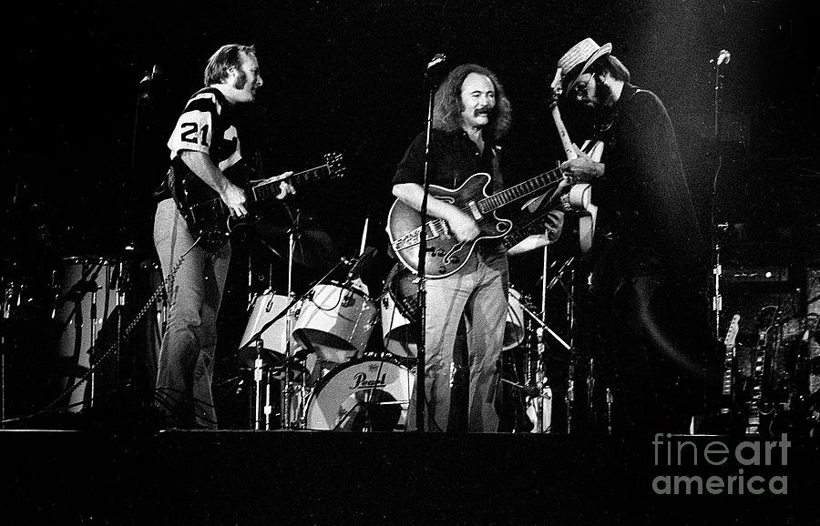 Crosby Stills Nash Young  #4 Photograph by Marc Bittan