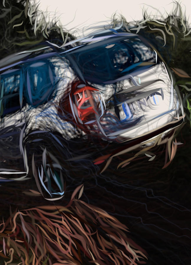 Dacia Duster Suv Drawing Digital Art by CarsToon Concept - Pixels