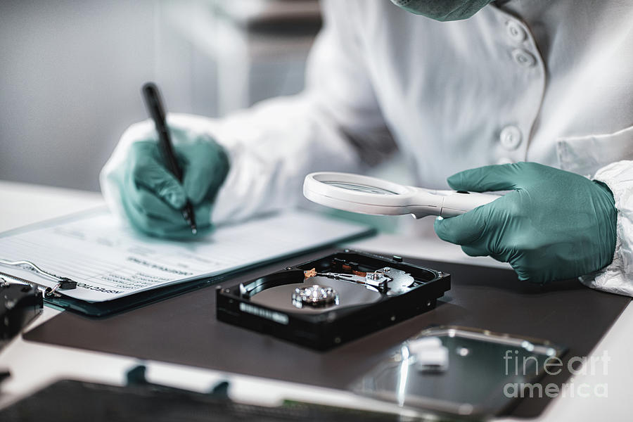 Data Forensic Science #4 Photograph by Microgen Images/science Photo Library