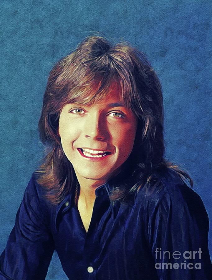 Canvas Actor David Cassidy Smiling Art Print POSTER 