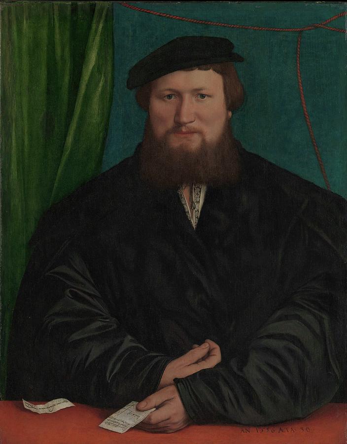 Derick Berck of Cologne #5 Painting by Hans Holbein the Younger