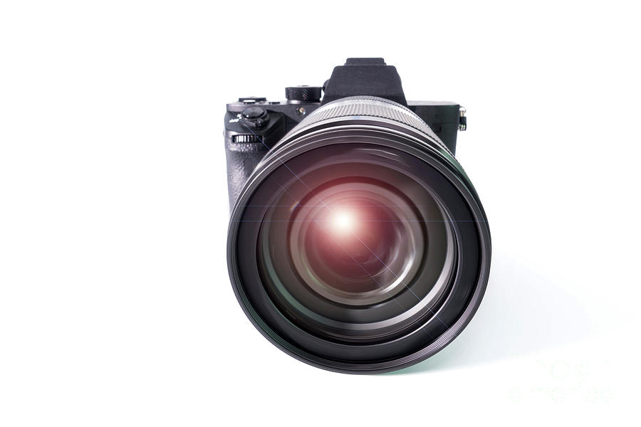 Digital Mirrorless Camera With Zoom Lens #4 Photograph by Wladimir Bulgar/science Photo Library