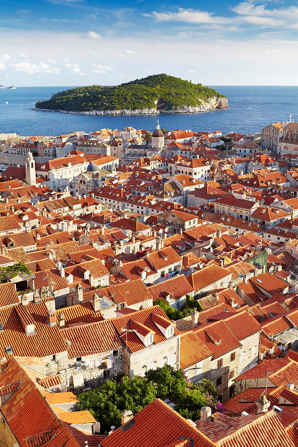 Sea Photograph - Dubrovnik Old Town, Croatia #4 by Jan Wlodarczyk