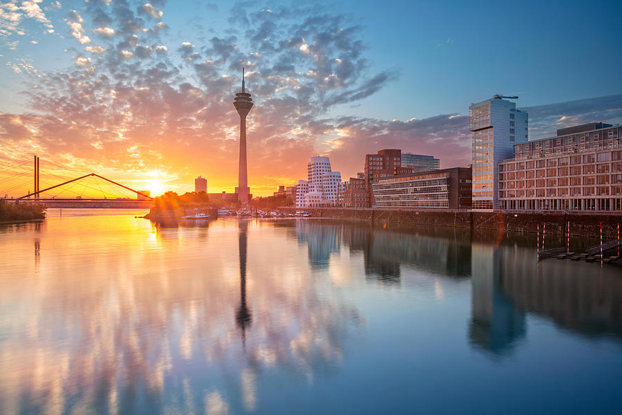 Architecture Photograph - Dusseldorf, Germany. Cityscape Image #4 by Rudi1976
