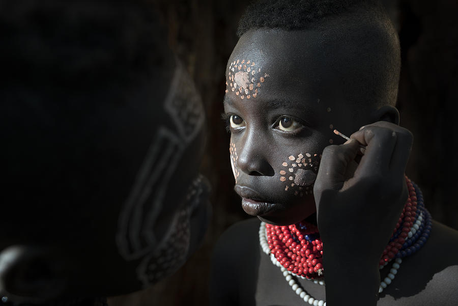 Ethiopian Karo Tribes #4 Photograph by Sarawut Intarob