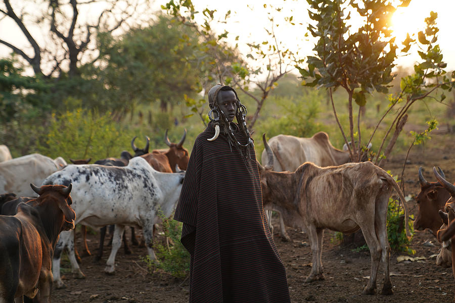 Ethiopian Mursi Tribes #4 Photograph by Sarawut Intarob
