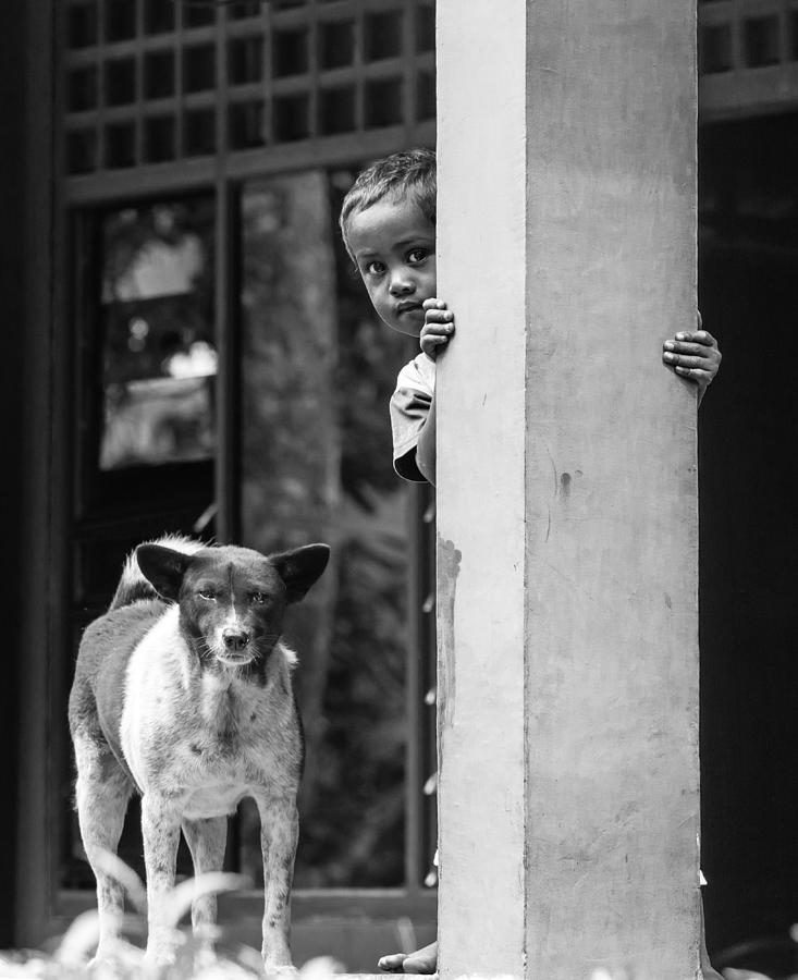 Child Photograph - 4 Eyes by Ugur Erkmen