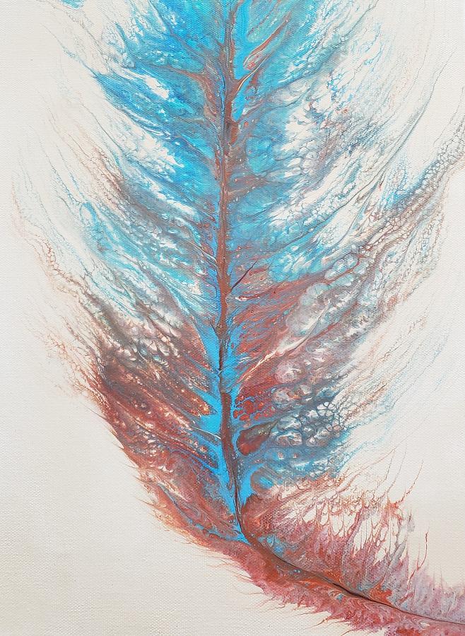 Feather #2 Painting by Michelle Stevens