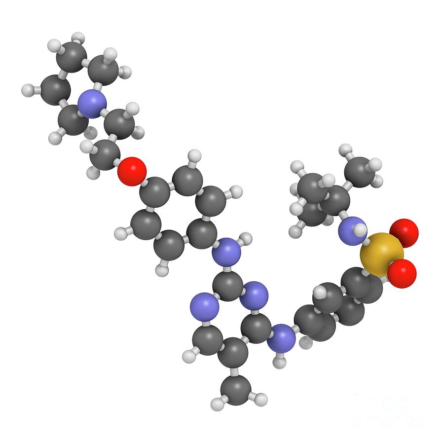 Fedratinib Cancer Drug Molecule #4 Photograph by Molekuul/science Photo Library